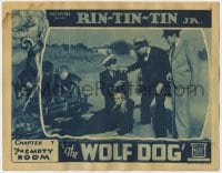 6m983 WOLF DOG chapter 7 LC 1933 Mascot serial, The Empty Room, cool Rin-Tin-Tin Jr. border art!