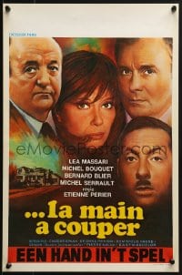 6p216 BLOODY MURDER Belgian 1974 Lea Massari, Michel Bouquet, La Main a Couper!