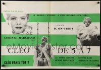 6p221 CLEO FROM 5 TO 7 Belgian 1962 Agnes Varda's classic Cleo de 5 a 7, Corinne Marchand