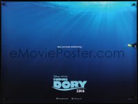 6p596 FINDING DORY advance DS British quad 2016 Disney & Pixar, Ellen DeGeneres, she is swimming away!