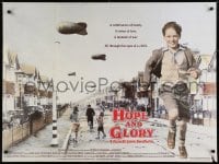 6p607 HOPE & GLORY British quad 1987 John Boorman's childhood memories of England during World War II!