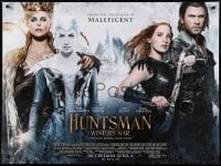 6p608 HUNTSMAN WINTER'S WAR advance DS British quad 2016 Hemsworth and Chastain + Theron and Blunt!