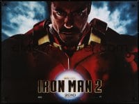 6p612 IRON MAN 2 teaser DS British quad 2010 Marvel, directed by Jon Favreau, Robert Downey Jr!