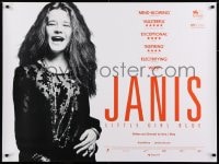 6p614 JANIS: LITTLE GIRL BLUE British quad 2016 narrated by Cat Power, great waist-high image!
