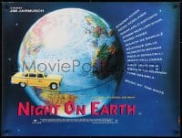 6p635 NIGHT ON EARTH British quad 1992 Jim Jarmusch, Winona Ryder & Gena Rowlands, different image!
