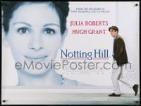 6p639 NOTTING HILL DS British quad 1999 huge image of Julia Roberts, Hugh Grant!