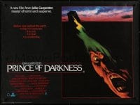 6p644 PRINCE OF DARKNESS British quad 1987 John Carpenter, it is evil and it is real, horror image!