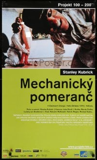6p154 CLOCKWORK ORANGE Czech 20x33 R2007 Stanley Kubrick, Malcolm McDowell, Adrienne Corri!