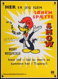 6p070 SOREN SPAETTE SHOW Danish 1960s great completely different art of Woody Woodpecker!