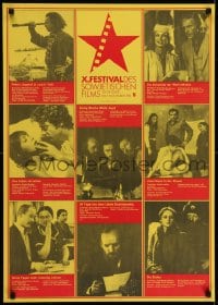 6p358 X FESTIVAL DES SOWJETISCHEN FILMS East German 23x32 1979 The Youth of Peter the Great & more!