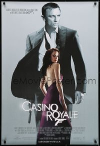 6p560 CASINO ROYALE DS English 1sh 2006 Daniel Craig as James Bond & sexy Eva Green as Vesper Lynd!