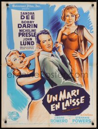 6p383 IF A MAN ANSWERS French 24x32 1963 different images of sexy Sandra Dee & Bobby Darin!