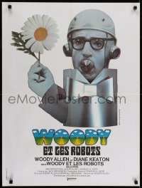 6p397 SLEEPER French 24x32 1974 wacky robot Woody Allen by Bourduge!