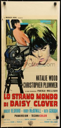 6p504 INSIDE DAISY CLOVER Italian locandina 1966 great image of bad girl Natalie Wood, Brini!