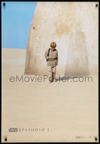 6p021 PHANTOM MENACE teaser Spanish 1999 Star Wars Episode I, Anakin w/Vader shadow!