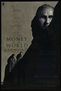 6r028 ALL THE MONEY IN THE WORLD recalled teaser DS 1sh 2017 Ridley Scott, Kevin Spacey credited!