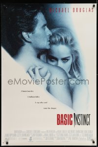 6r061 BASIC INSTINCT DS 1sh 1992 Paul Verhoeven directed, Michael Douglas & sexy Sharon Stone!