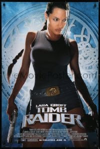 6r505 LARA CROFT TOMB RAIDER advance 1sh 2001 sexy Angelina Jolie, from adventure video game!