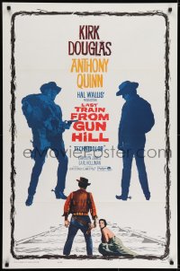 6r515 LAST TRAIN FROM GUN HILL 1sh R1964 Kirk Douglas, Anthony Quinn, directed by John Sturges!