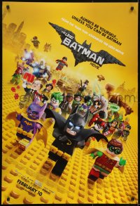 6r518 LEGO BATMAN MOVIE advance DS 1sh 2017 Arnett, always be yourself, unless you can be Batman!