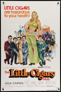 6r534 LITTLE CIGARS 1sh 1973 George Akimoto art of sexy Angel Tompkins & gang of little mobsters!