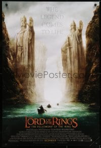 6r544 LORD OF THE RINGS: THE FELLOWSHIP OF THE RING advance DS 1sh 2001 J.R.R. Tolkien, Argonath!