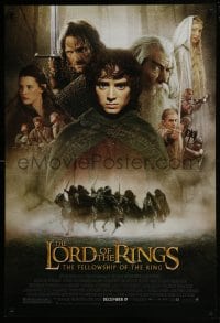 6r543 LORD OF THE RINGS: THE FELLOWSHIP OF THE RING advance 1sh 2001 Tolkien, top cast!