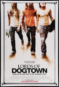 6r553 LORDS OF DOGTOWN advance DS 1sh 2005 Emile Hirsch, Victor Rasuk, early skateboarders!