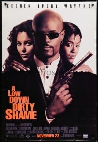 6r558 LOW DOWN DIRTY SHAME advance DS 1sh 1994 Keenan Ivory Wayans, Jada Pinkett Smith!