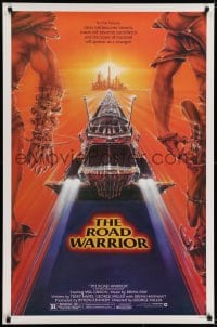 6r559 MAD MAX 2: THE ROAD WARRIOR 1sh 1982 Mel Gibson in the title role, great art by Commander!