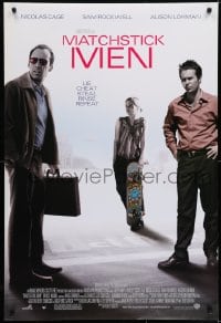 6r587 MATCHSTICK MEN DS 1sh 2003 Nicolas Cage, Sam Rockwell, Alison Lohman!
