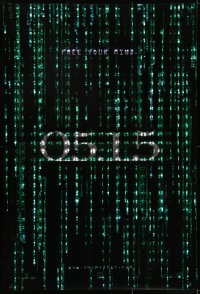 6r590 MATRIX RELOADED holofoil teaser 1sh 2003 Keanu Reeves, free your mind on 05.15!