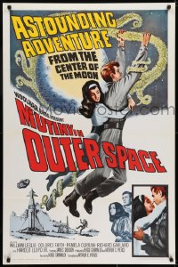6r635 MUTINY IN OUTER SPACE 1sh 1964 wacky sci-fi, astounding adventure from the moon's center!