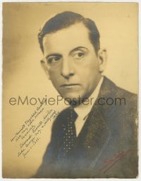 6s079 EDWARD EVERETT HORTON signed deluxe 10.25x13.5 English still 1933 portrait by Sasha of London!