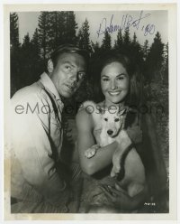 6s144 ADAM WEST signed 8x10 still 1965 in The Wonderful Adventures of Mara of the Wilderness!