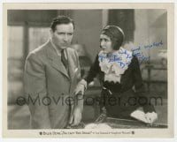 6s189 BILLIE DOVE signed 8x10 still 1931 close up with Conway Tearle in The Lady Who Dared!