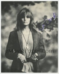 6s609 BO DEREK signed 8x10 publicity still 1980s great close portrait of the beautiful actress!