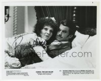 6s195 BRENDA VACCARO signed 8x10 still 1981 in bed with George Hamilton in Zorro, The Gay Blade!