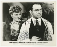6s711 CLAIRE TREVOR signed 8x10 REPRO still 1980s with Edward G. Robinson as Dr. Clitterhouse!