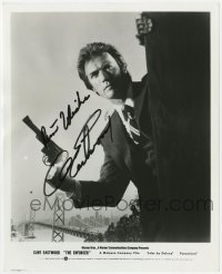6s220 CLINT EASTWOOD signed 8.25x10 still 1976 best portrait as Dirty Harry from The Enforcer!