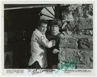 6s286 FURY signed 8x10 still 1978 by BOTH John Cassavetes AND Andrew Stevens, great close up!
