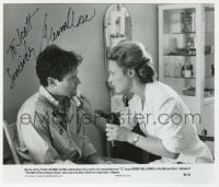 6s302 GLENN CLOSE signed 7.25x8 still 1982 c/u with Robin Williams in The World According to Garp!