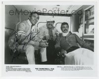 6s307 HAL NEEDHAM signed 8x10 still 1981 directing Burt Reynolds & Dom DeLuise in Cannonball Run!