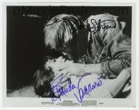 6s321 HOUSE BY THE LAKE signed 8x10 still 1976 by BOTH Brenda Vaccaro AND Don Stroud!
