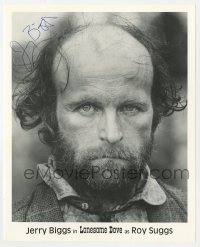 6s630 JERRY BIGGS signed 8x10 publicity still 1989 great portrait of the Lonesome Dove star!