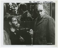 6s364 JOEL GREY signed 8.25x10 still 1985 at gunpoint by Sherlock Holmes in Seven-Per-Cent Solution!
