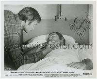 6s378 JON VOIGHT signed 8.25x10 still 1972 c/u with Burt Reynolds at film's climax in Deliverance!