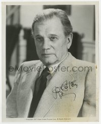 6s379 JOSEPH COTTEN signed 8x10 still 1977 head & shoulders close up from Twilight's Last Gleaming!