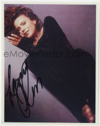 6s848 LENA OLIN signed color 8x10 REPRO still 2000s great portrait of the pretty Swedish actress!