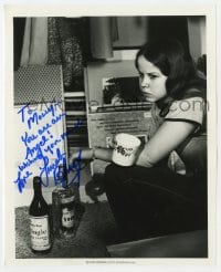 6s408 LINDA BLAIR signed 8.25x10 still 1975 super young close up when she was in Sarah T.!
